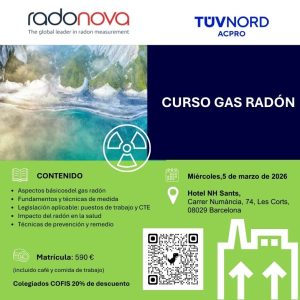 Curso Gas Radón, Radonova y ACPRO