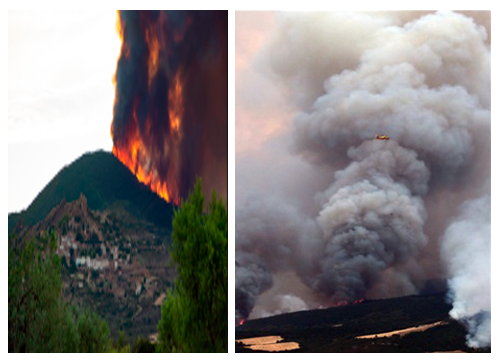 Incendio de Legarda el 18 de junio 2022