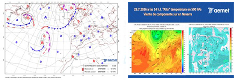 Mapa de superficie previsto