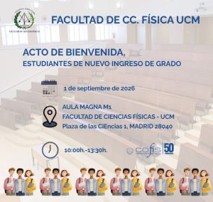 1 septiembre 2026 evento de bienvenida