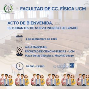 1 septiembre 2026 evento de bienvenida