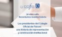 50 años COFIS · Los presidentes del Colegio Oficial de Físicos: una historia de representación y construcción institucional